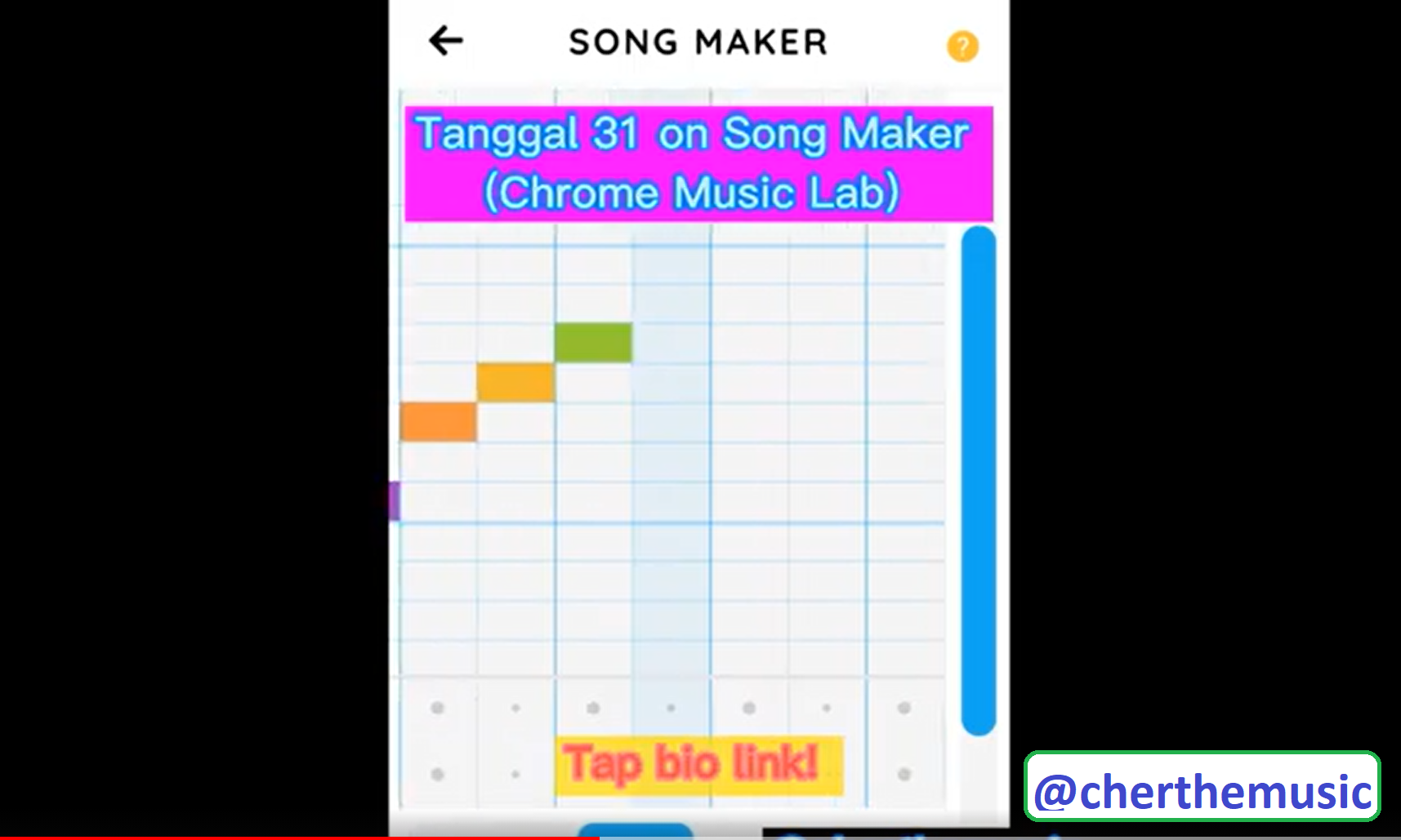 Tanggal 31 on Song Maker by Chrome Music Lab