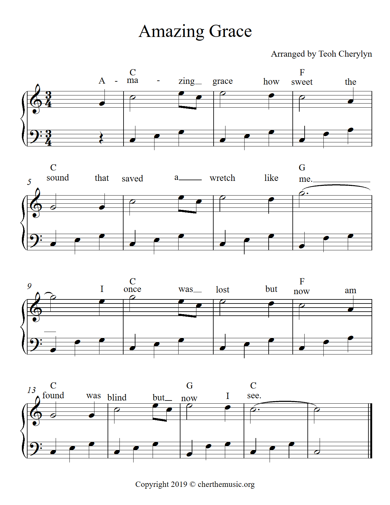 way maker Sheet music for Piano (Solo) Easy